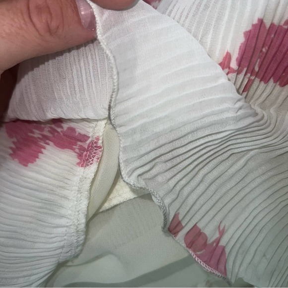 Ganni White and Pink Tiered Dress - Picture 10 of 12